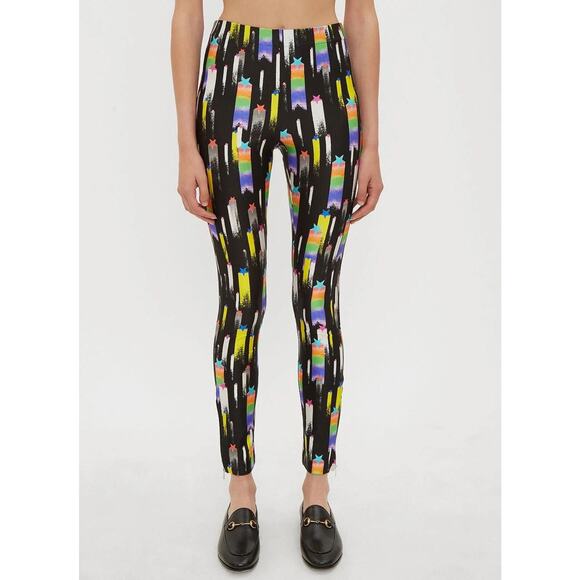 Gucci NWT Womens 522937 High Rise Shooting Star Logo Jersey Pants Small - Picture 1 of 5